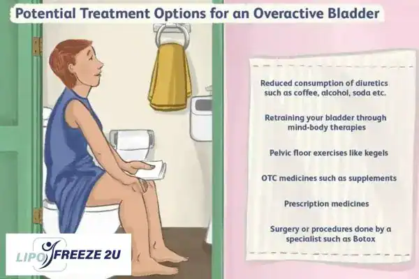 image of woman on toilet because of an overactive bladder Bingley